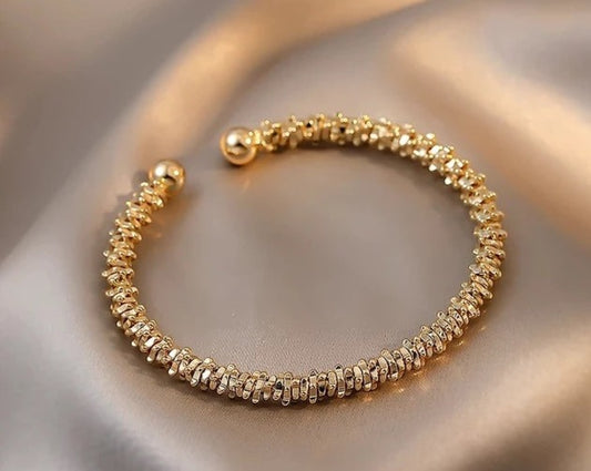 Classic Simple Gold Plated Bracelet