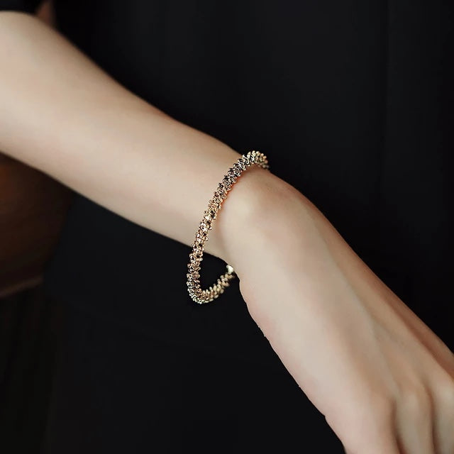 Classic Simple Gold Plated Bracelet