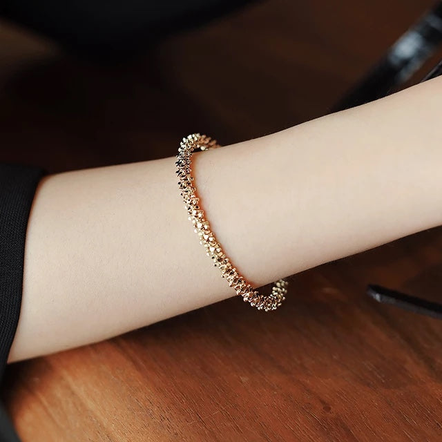 Classic Simple Gold Plated Bracelet