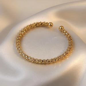 Classic Simple Gold Plated Bracelet
